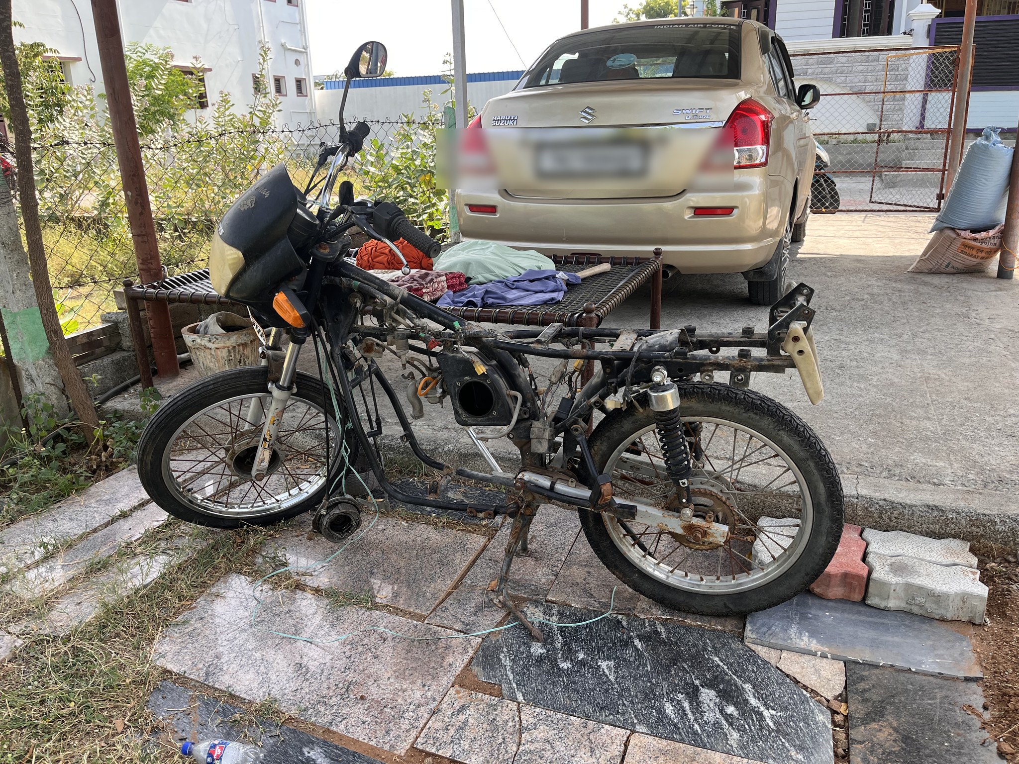 Stripped Centra rolling chassis