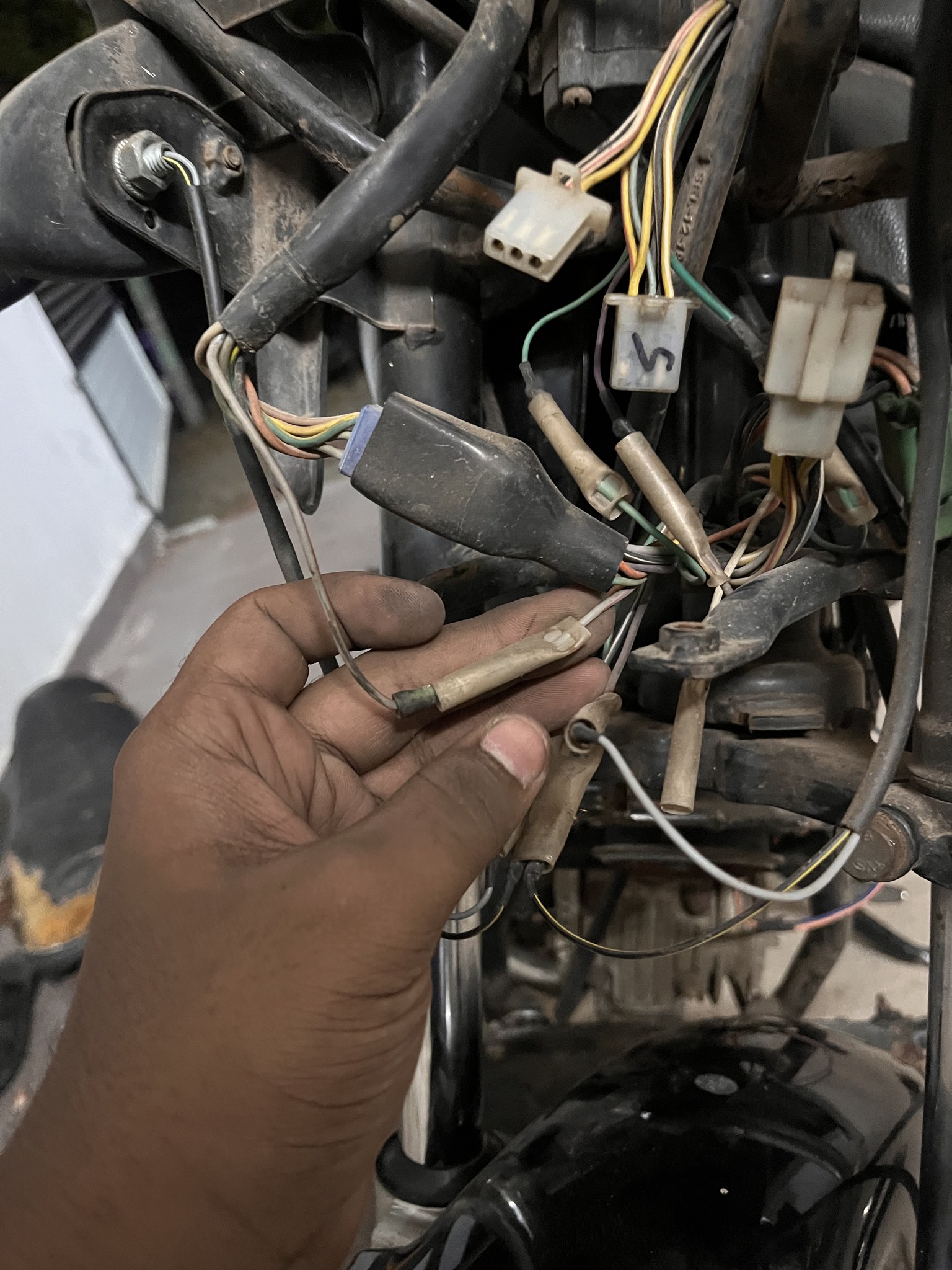 Pulling the front harness